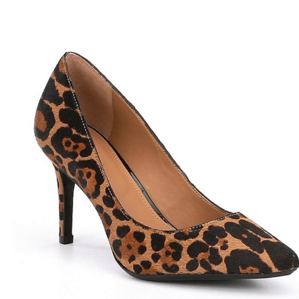 Calvin Klein Gayle leopard pump Sz 10  *Excellent*